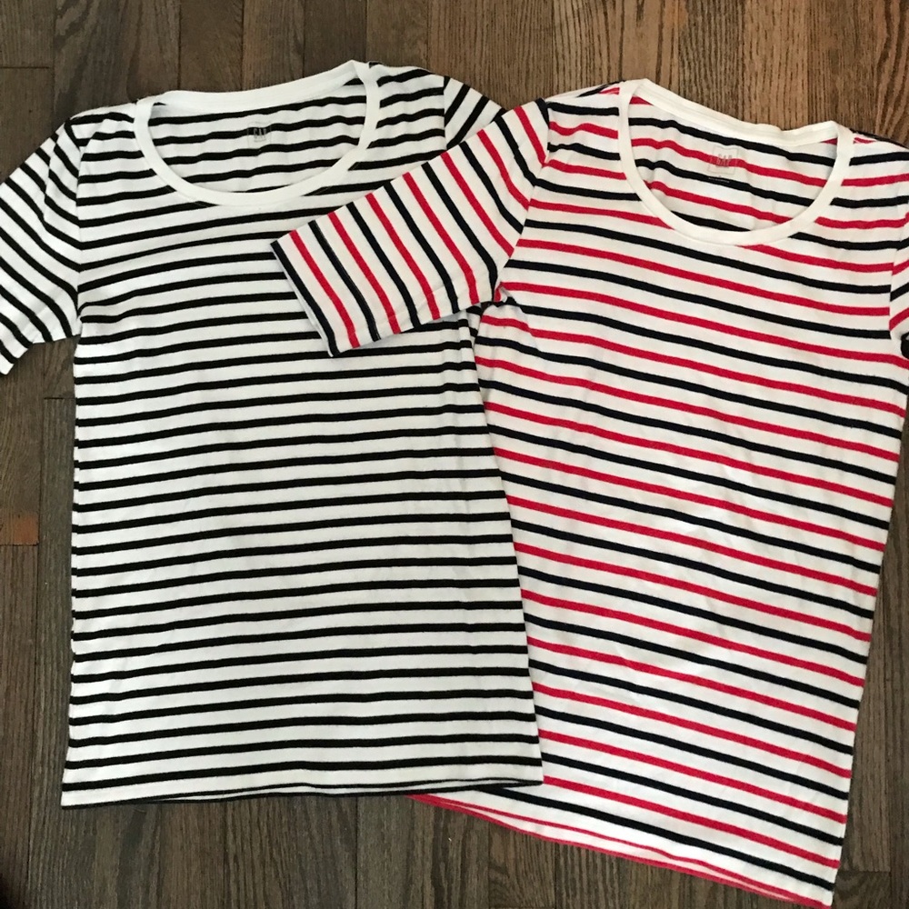 Maternity Striped Tees Bundle Size M Gap